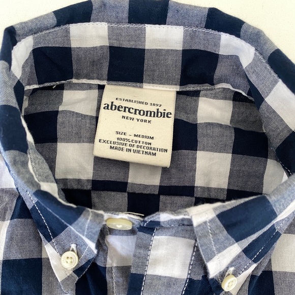 Abercrombie & Fitch Boys Med Dress Shirt A & F - Picture 3 of 9